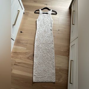 Ronny Kobo Rona Embossed Maxi Dress (S)